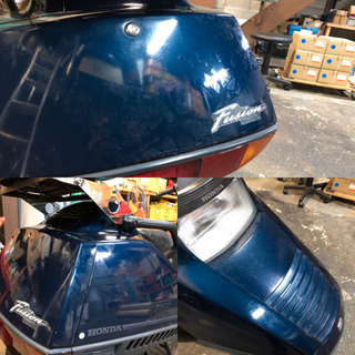 フュージョン 実動！セル1発！安心のフルノーマル！リアボックス キャリアおまけ！低走行10554km！ フュージョン 実動！セル1発！安心のフルノーマル！リアボックス