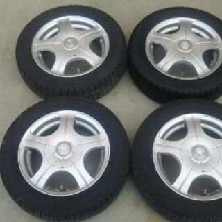 ご成約済み🎵🎵処分価格❗軽用冬タイヤセットNO.8 155/65R13 16~17年製  