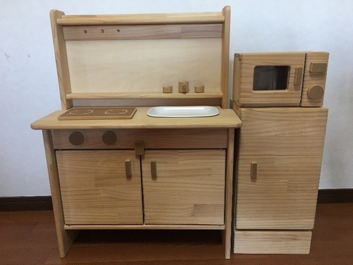 おままごとキッチンand冷蔵庫、レンジ
