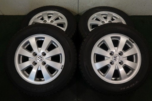 5008 スズキスイフト純正14インチ 溝あり冬タイヤ165 70r14付4本セット激安 リサイクルサカイ 浜松のタイヤ ホイールの中古あげます 譲ります ジモティーで不用品の処分