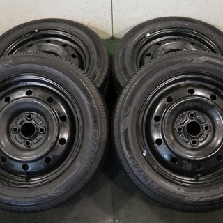 4135◆スズキ スイフト純正15インチ　鉄チン '16製 溝ありタイヤ 175/65R15付　4本セット 4135◇スズキ スイフト純正15インチ 鉄チン '16製 溝ありタイヤ 175
