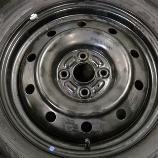 4135◇スズキ スイフト純正15インチ 鉄チン '16製 溝ありタイヤ 175