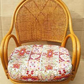 美品⏺️籐製品 ラタン 回転椅子 