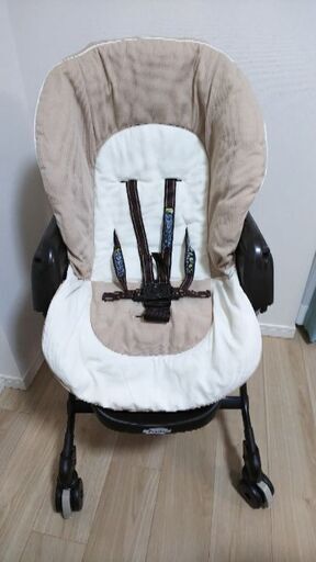 【美品】コンビ ネムリラ 手動 マロンブラウン