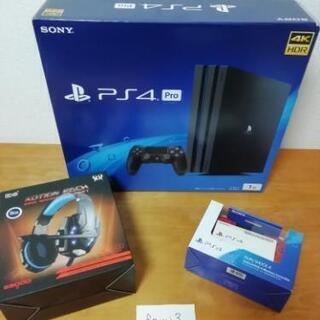 【超美品 】PS4 Pro 1TB コントローラー付 保証期間内（ヘッドホン付） 超美品 】PS4 Pro 1TB コントローラー付 保証期間内（ヘッドホン付）