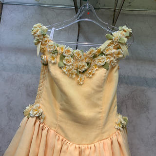 カクテルドレス♡黄色花