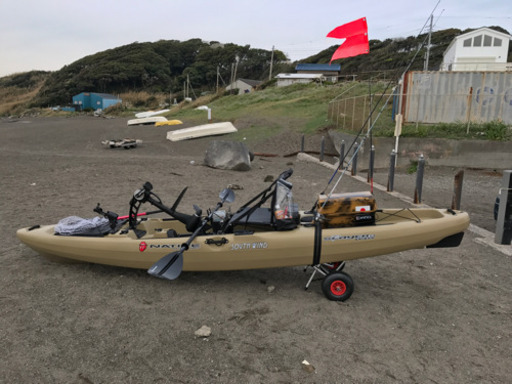 足漕ぎカヤック、スレイヤープロペル10 中古売ります！