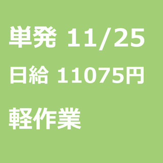 【急募】 11月25日/単発/日払い/浦安市:【急募・面接不要】...