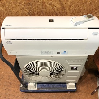 【管理KR112】シャープ 2016年 2.2kw 6畳用 ルームエアコン AY-F22DKS 分解クリーニング済