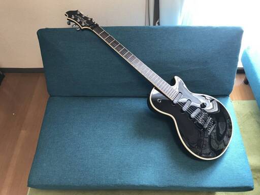 値下げ EDWARDS E-CL-96I SUGIZOモデル /ピックアップ換装 APC Pickups/LACE Sensor レースセンサー