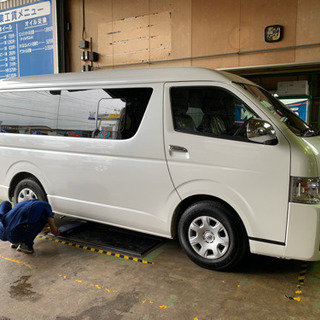 トヨタハイエース200系 新車外し タイヤ、ホイール4本セット