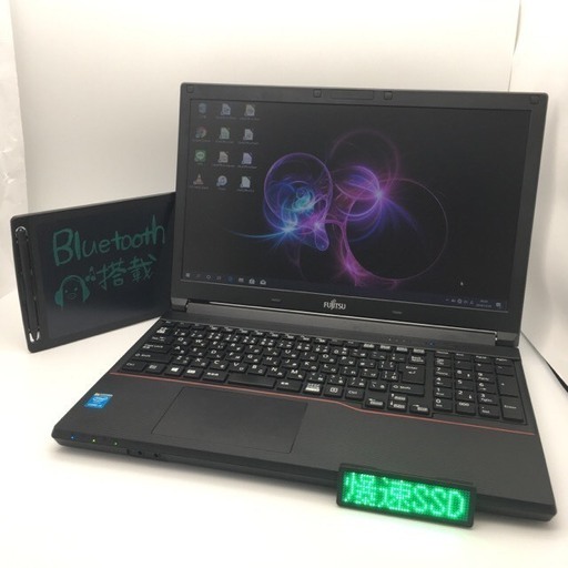富士通 Bluetooth SSD128GB 2014年製 ノートパソコン【１】