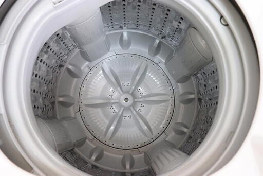 配達込み 美品　全自動洗濯機　TOSHIBA　AW-45M7　2019年製　4.5kg　ホワイト　単身　住まい　ステンレスドラム　パワフル洗浄