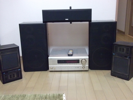 年末緊急値下げ！DENON デンオン デノン　AVR-1801-N　AVサラウンドアンプ　yamahaセンターSP　他SPセット