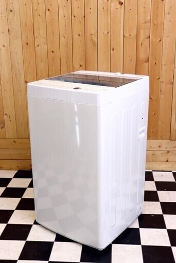 配達込み　全自動洗濯機　Haier JW-C45CK 2018年製　4.5kg　ホワイト　単身　送風乾燥　住まい　しわケア脱水