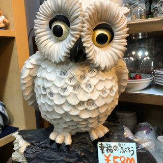 売り切れ🙏 綺麗なフクロウの置き物あります！美品です👍 熊本リサ...