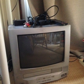 テレビデオ　ブラウン管テレビ