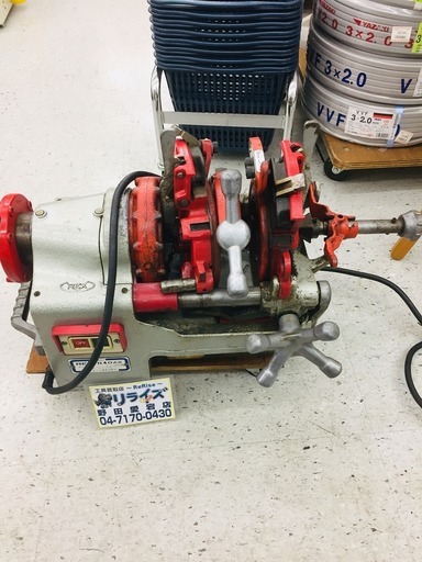 REX N40AⅡ ネジ切り機 【リライズ野田愛宕店】【店頭取引限定】【中古品】1点限り早い者勝ち！