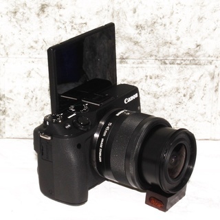 ★＆極上品＆手振れ補正＆SD付＆自撮り＆スマホ転送★キャノン M3 レンズキット