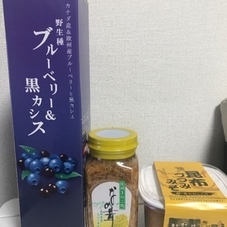 食品★なめ茸/ブルーベリー&黒カシス/みそ★無料！