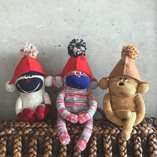 子供用の靴下で コサルさんのぬいぐるみ作り Penu 上前津の洋裁の生徒募集 教室 スクールの広告掲示板 ジモティー