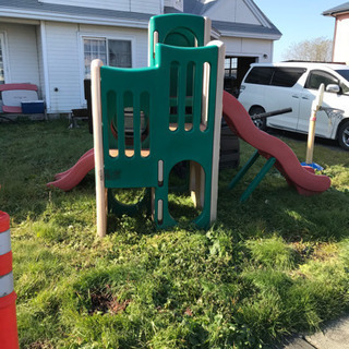 リトルタイクス 大型滑り台ジャングルジム