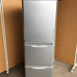 SHARP 350L 冷蔵庫 両開き 大容量 2018年製【地域限定配送無料