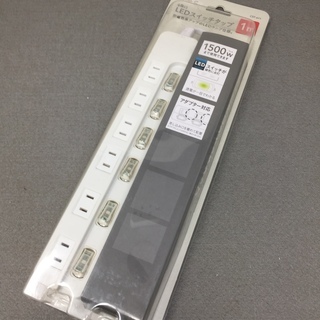 LEDスイッチタップ6個口 CST-611 1ｍ　新品未使用品