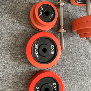 IROTEC(アイロテック) ラバー ダンベル 60KG セット