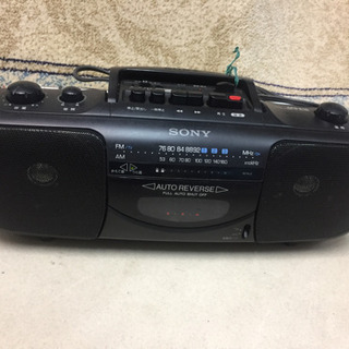 中古 SONY ラジオ カセットレコーダー ミニ