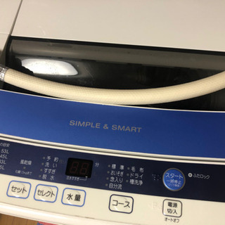 【無料お譲り】洗濯機 AQW-S60B(W)