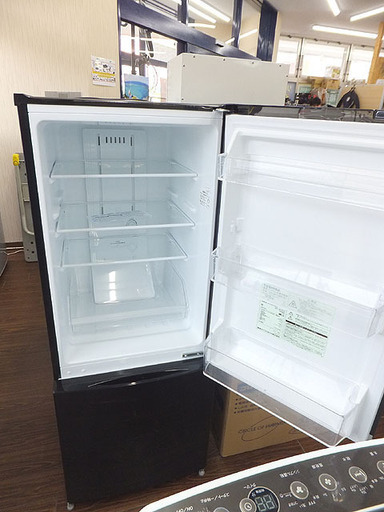 札幌 引き取り 東芝 2ドア冷蔵庫 153L 2018年製 黒 GR-M15BS 単身用