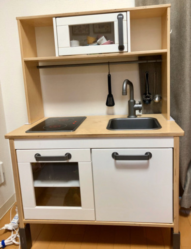 IKEAおままごとキッチンセット、お鍋、しまじろうレジ、ドーナツセット