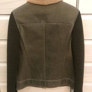 美品 vazzoler ミラノリブ ムートンジャケット