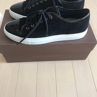 未使用　エナメルレザー スニーカー ファビアーノリッチ