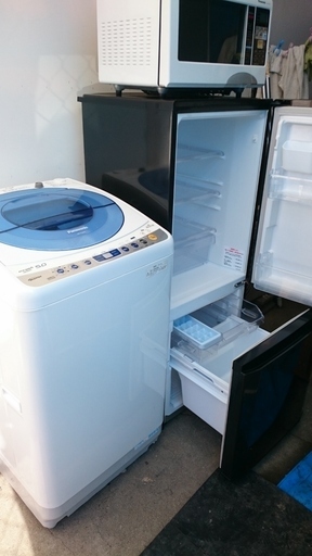 三菱（MITSUBISHI)2ドア冷蔵庫 146L ・パナソニック（ Panasonic）5.0Kg 全自動洗濯機 ・パナソニック（ Panasonic）オーブンレンジ