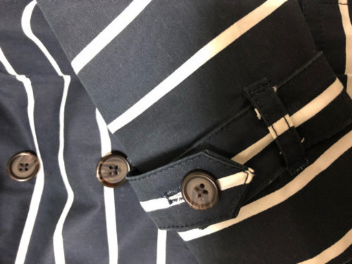 高品質通販 BANANA ボーダートレンチコート qp21r-m17929020198