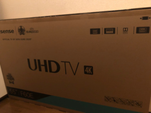 新品未使用！ハイセンス4K 対応55型液晶テレビ