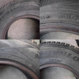 発送OKバリ山☆195/80R15 107/105L LT☆ダンロップ ４本 #987 ...