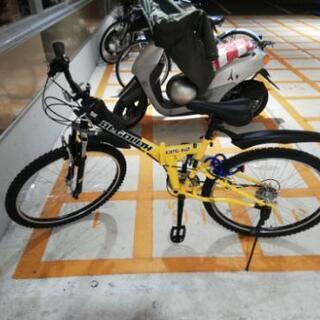 レゴリス マウンテンバイク 26インチ自転車 折り畳み自転車 MTB 18段 