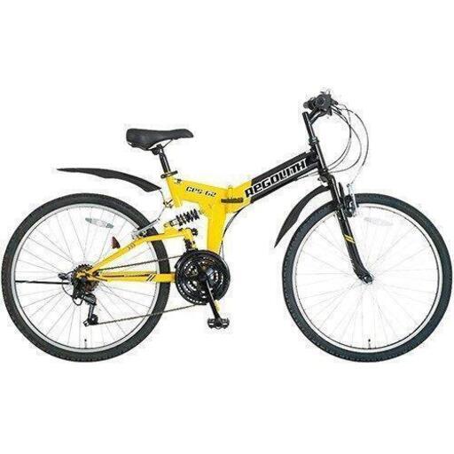 レゴリス マウンテンバイク 26インチ自転車 折り畳み自転車 MTB 18段 