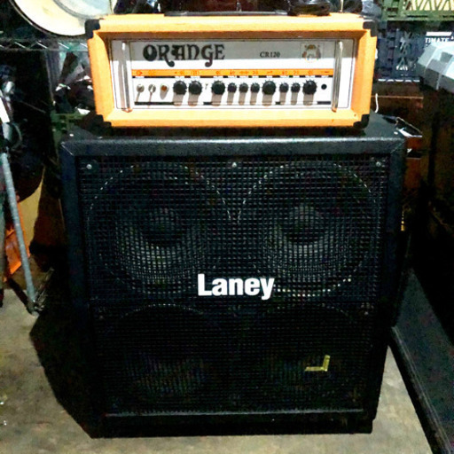 Orange CR120H(ヘッド) & Laney HCM412(キャビ)