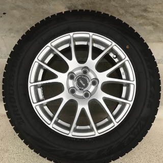 【3ヶ月のみ使用】195/65R15スタッドレスタイヤ&アルミホイール4本セット