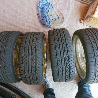 引取限定、早い者勝ち、レイズ18インチホイール