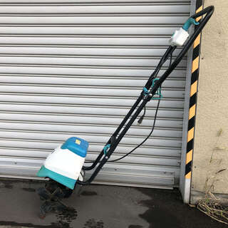 動作品 家庭菜園向 片手で持てる 電動 ミニ 耕運機 GCV-110 菜援くん AC100V 800W 耕運幅 280mm 現物確認歓迎 初期不良対応します