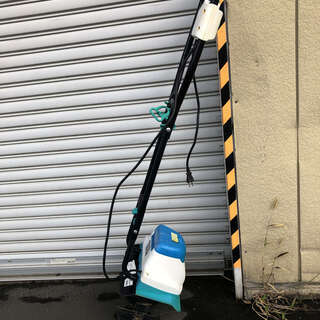 動作品 家庭菜園向 片手で持てる 電動 ミニ 耕運機 GCV-110 菜援くん AC100V 800W 耕運幅 280mm 現物確認歓迎 初期不良対応します