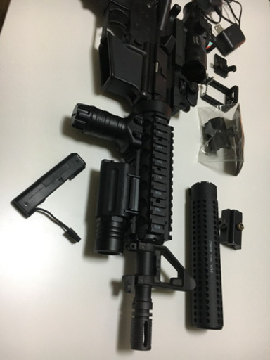 18禁】エアガン M4-CQB-R 品/オプション色々付けてます。