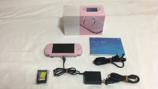 【バッテリー新品！】完備品 SONY PSP 本体 PSP-3000 ZP ブロッサムピンク プレイステーション・ポータブル