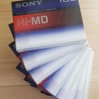 新品、SONY HI-MD 1GB 8個