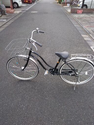 26インチ自転車　黒系